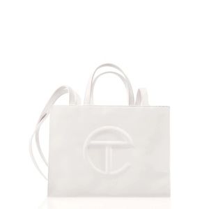 Telfar Medium Shopping Bag - White